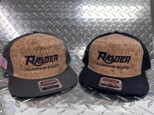 Load image into Gallery viewer, Flat Bill Raider Hat Cork Trucker mesh