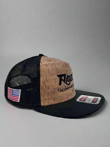 Curved Bill Raider Hat Cork Trucker mesh