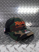 Load image into Gallery viewer, Curved Bill Raider Hat Camo Trucker mesh