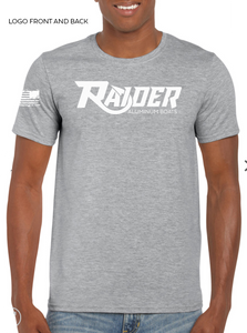 Gray Raider T - Logo Front Back