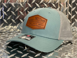 Trucker Leather Patch Hat Curve Bill  Sea-Raider Offshore Model